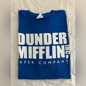 NBC The Office Dunder Mifflin Paper Company Graphic Short Sleeve Tee L.